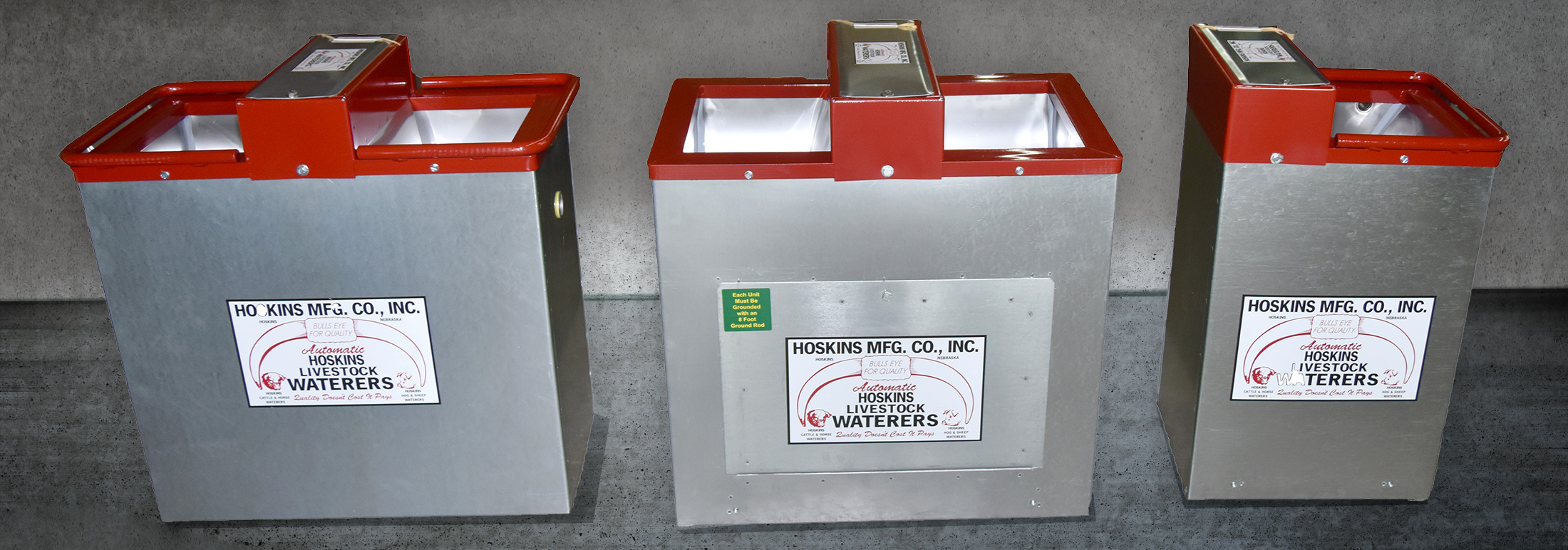 Hoskins Manufacturing livestock waterers